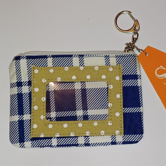 NWT Georgia Tech ID Holder Card Holder Coin Purse Key Ring - Picture 2 of 12